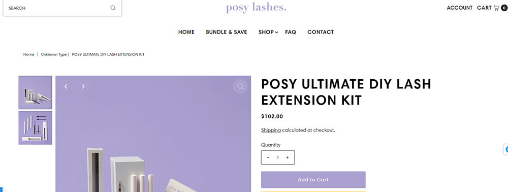 Posy Lashes DIY Lashes Extension Kit